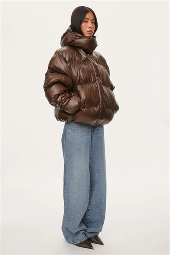 Oval Sqaure - Active Hood Jacket, Dark Oak
